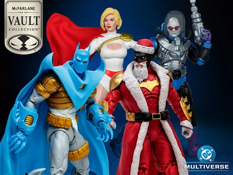 McFarlane Toys DC Multiverse Vault Collection Wave 3 - Mr. Freeze, Azrael Batman, Power Girl & Batman Santa Figures