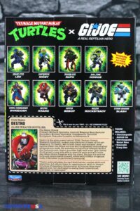 Playmates Toys Teenage Mutant Ninja Turtles x G.I. Joe Figures