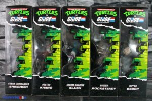 Playmates Toys Teenage Mutant Ninja Turtles x G.I. Joe Figures
