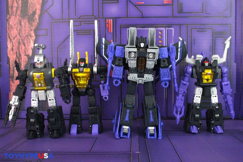 Takara-Tomy Transformers Dramatic Capture Series Decepticons Part 2 (Skywarp & Insecticon Trio) Figure Set