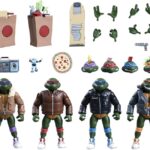 NECA Toys Teenage Mutant Ninja Turtles (1987 Cartoon) Punk Turtles 4 Pack Set