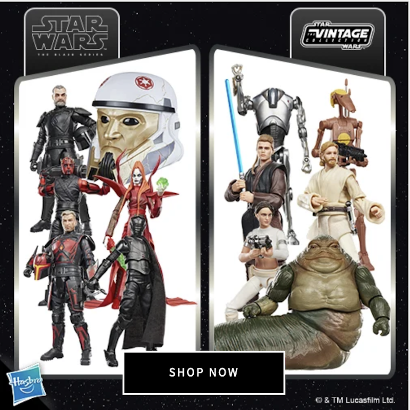 Hasbro Star Wars The Black Series & The Vintage Collection Pre-Orders For July 27th, 2026