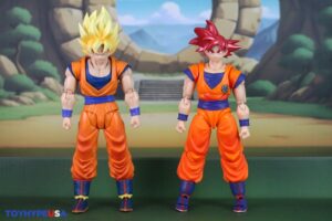 Bandai Namco Dragon Ball Super S.H. Figuarts Super Saiyan God Goku (Saiyan God Instilled With the Light of Righteous Hearts) Figure