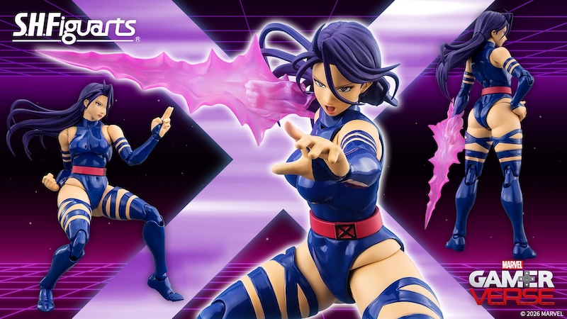 Bandai Namco – S.H. Figuarts Gamerverse – Marvel’s Psylocke Figure Pre-Orders