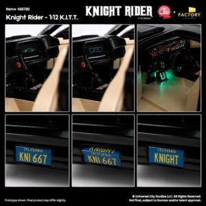 Factory Entertainment – Knight Rider K.I.T.T. Vehicle & Michael Knight Action Figure 1/12 Scale Limited Edition Set Pre-Orders