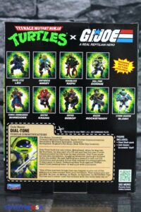 Playmates Toys Teenage Mutant Ninja Turtles x G.I. Joe Figures