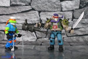 Playmates Toys Teenage Mutant Ninja Turtles x G.I. Joe Figures