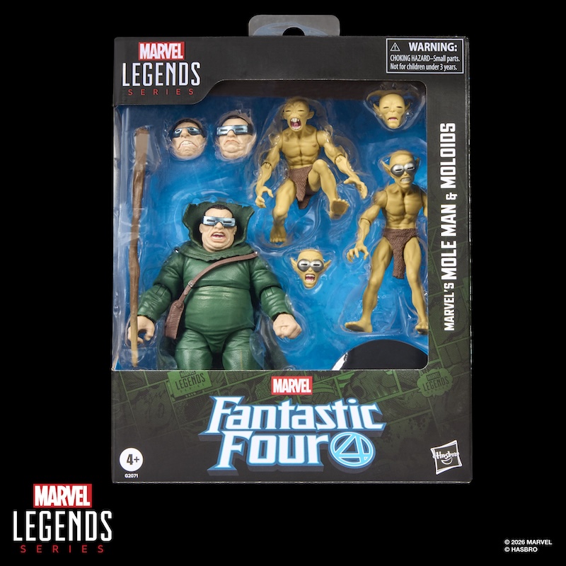 MARVEL LEGENDS SERIES MARVEL'S MOLE MAN & MOLOIDS (11)
