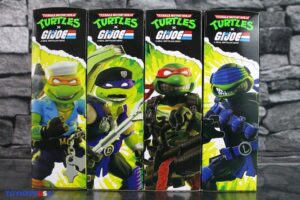 Playmates Toys Teenage Mutant Ninja Turtles x G.I. Joe Figures