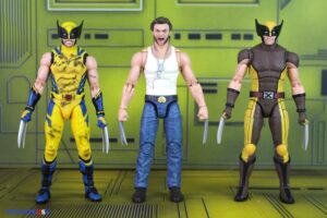 Hasbro Marvel Legends Series Deadpool & Wolverine Movie – Wolverine (Sleevless) & Wolverine (Brown Suit) Figures