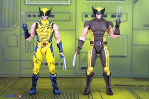 Hasbro Marvel Legends Series Deadpool & Wolverine Movie – Wolverine (Sleevless) & Wolverine (Brown Suit) Figures