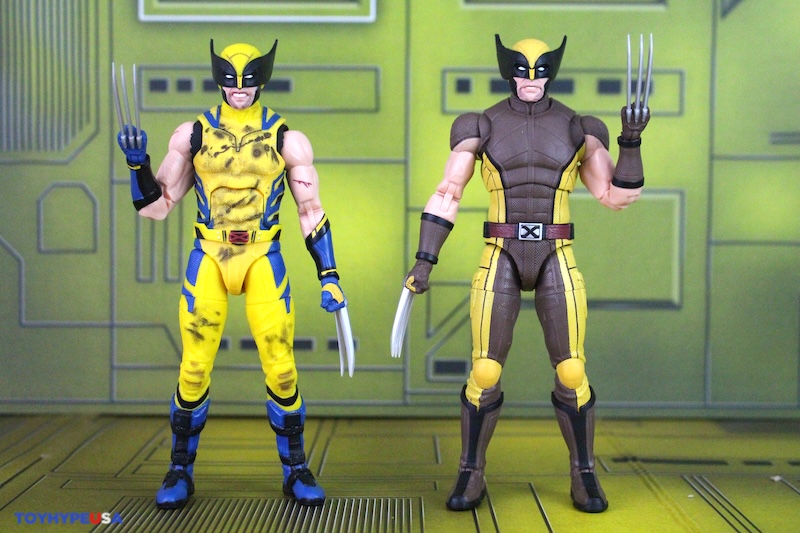 Hasbro Marvel Legends Series Deadpool & Wolverine Movie – Wolverine (Sleevless) & Wolverine (Brown Suit) Figures