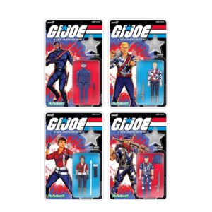 Super7 G.I. Joe ReAction+ Wave 8 (America’s 250th Anniversary) – Duke, Lady Jaye, Lt. Falcon & Snake Eyes Figures Available Now