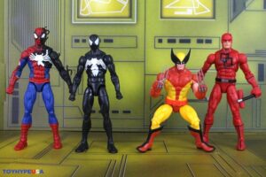 Hasbro Marvel Legends Series 6″ Secret Wars Wave 2 – Daredevil & Spider-Man (Alien Costume) Figures