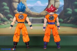 Bandai Namco Dragon Ball Super S.H. Figuarts Super Saiyan God Goku (Saiyan God Instilled With the Light of Righteous Hearts) Figure