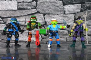 Playmates Toys Teenage Mutant Ninja Turtles x G.I. Joe Figures