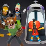 Jakks Pacific The Simpsons Treehouse of Horror 5" Fly Boy Bart, Grim Reaper Homer, Vampire Krusty, & Werewolf Ned Flanders Figures Pre-Orders