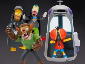 Jakks Pacific The Simpsons Treehouse of Horror 5" Fly Boy Bart, Grim Reaper Homer, Vampire Krusty, & Werewolf Ned Flanders Figures Pre-Orders