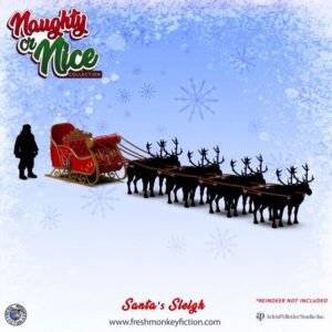 Fresh Monkey Fiction Naughty or Nice 1/12th Scale Santa's Sleigh 
