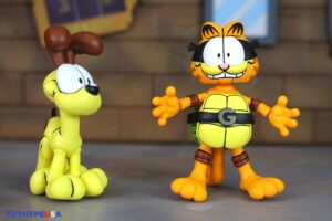 NECA Toys Teenage Mutant Ninja Turtles Archie Comics x Garfield Ultimate Garfello with Odie Figures
