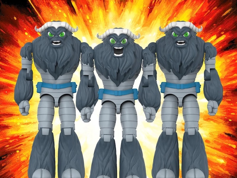 Super7 G.I. Joe ReAction+ Fatal Fluffy Force Pack Action Figure Three-Pack