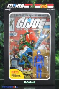 Super7 G.I. Joe ReAction+ Cobra Commander Figure & Comic Set