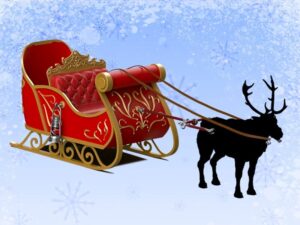 Fresh Monkey Fiction Naughty or Nice 1/12th Scale Santa's Sleigh 