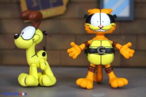 NECA Toys Teenage Mutant Ninja Turtles Archie Comics x Garfield Ultimate Garfello with Odie Figures