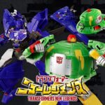 Takara-Tomy Transformers Earthspark New Legends NL-06 Cosmos & ML-07 Soundwave Figures