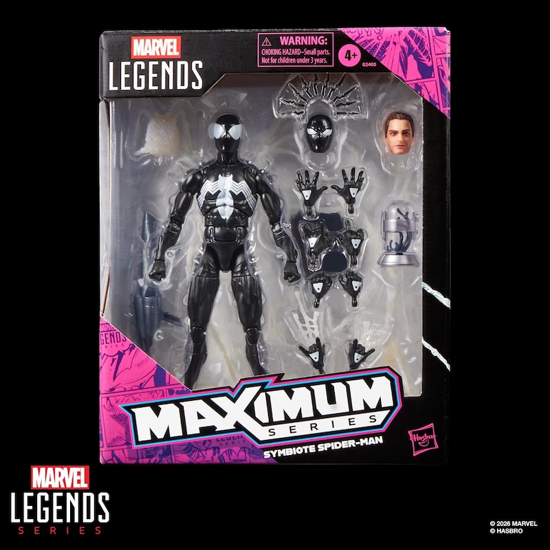 Hasbro Marvel Legends Series 6" Maximum Series Symbiote Spider-Man Figure