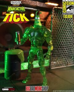BigBadWorkShop - The Tick Longbox Heroes Prestige - The Tick (Radioactive) 1/12 Scale SDCC 2026 Exclusive Figure