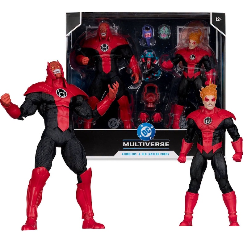 McFarlane Toys DC Multiverse Atrocitus Megafig & Red Lantern Corps 7" Figures 2-Pack