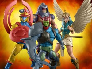 Mattel Masters of the Universe Origins 200X Cartoon Collection - Sorceress, Sy-Klone, Trap Jaw & Man-E-Faces Figures