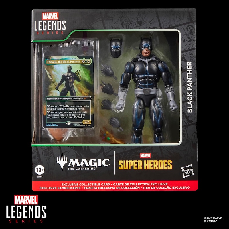 Hasbro Marvel Legends Series Magic The Gathering Black Panther Figure