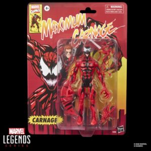 MARVEL LEGENDS RETRO CARDBACK CARNAGE, MAXIMUM CARNAGE 