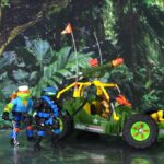 Playmates Toys Teenage Mutant Ninja Turtles x G.I. Joe A.W.E. Shell-Striker with April O’ Neil as Scarlett Vehicle Set