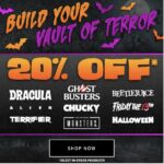 Entertainment Earth Offers Vault of Terror 20% Off Sale on Select Halloween Themed Items Until September 14th, 2026