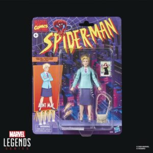 MARVEL LEGENDS RETRO CARDBACK AUNT MAY, SPIDER-MAN THE ANIMATED SERIES 
