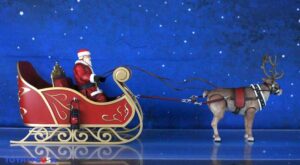 Fresh Monkey Fiction Naughty or Nice 1/12th Scale Santa’s Sleigh Vehicle