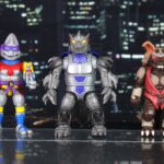 Playmates Toys Teenage Mutant Ninja Turtles x Godzilla Wave 2 – Donnie x Jet Jaguar, Splinter x King Caesar & Shredder x Megagodzilla Figures