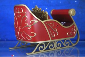 Fresh Monkey Fiction Naughty or Nice 1/12th Scale Santa’s Sleigh Vehicle