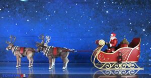 Fresh Monkey Fiction Naughty or Nice 1/12th Scale Santa’s Sleigh Vehicle