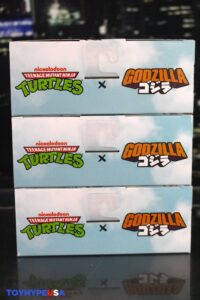Playmates Toys Teenage Mutant Ninja Turtles x Godzilla Wave 2 – Donnie x Jet Jaguar, Splinter x King Caesar & Shredder x Megagodzilla Figures