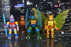 Playmates Toys Teenage Mutant Ninja Turtles x Godzilla Wave 2 – Donnie x Jet Jaguar, Splinter x King Caesar & Shredder x Megagodzilla Figures