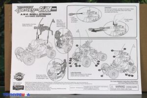Playmates Toys Teenage Mutant Ninja Turtles x G.I. Joe A.W.E. Shell-Striker with April O’ Neil as Scarlett Vehicle Set