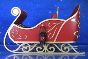 Fresh Monkey Fiction Naughty or Nice 1/12th Scale Santa’s Sleigh Vehicle