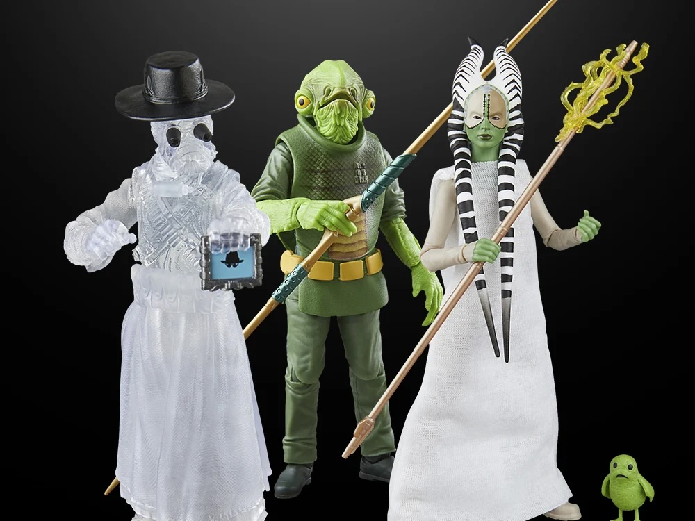 Hasbro Star Wars The Black Series 6" Mon Calamari, Tusken Raider & Togruta (Halloween Edition) Figures