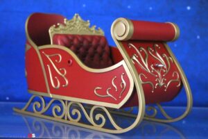 Fresh Monkey Fiction Naughty or Nice 1/12th Scale Santa’s Sleigh Vehicle
