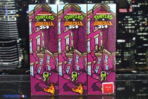 Playmates Toys Teenage Mutant Ninja Turtles x Godzilla Wave 2 – Donnie x Jet Jaguar, Splinter x King Caesar & Shredder x Megagodzilla Figures