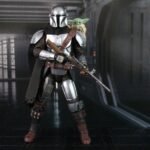 Select Hasbro Star Wars The Black Series The Mandalorian with Grogu (The Mandalorian and Grogu) Deluxe Figure Review